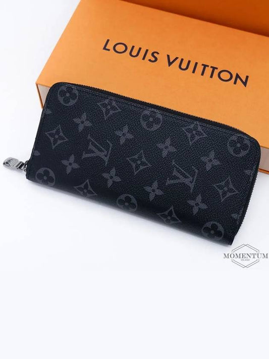 Vertical Monogram Eclipse Canvas Long Wallet Black - LOUIS VUITTON - BALAAN 2