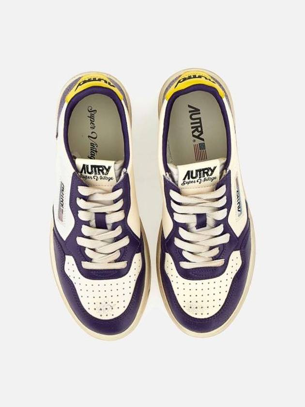 Medalist Super Vintage Low Top Sneakers Purple - AUTRY - BALAAN 5