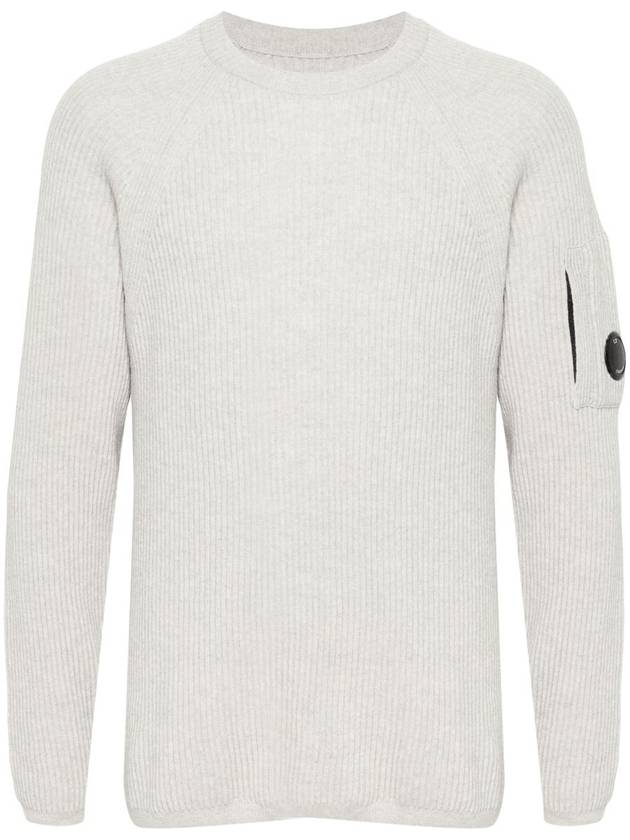 C.P. Company Lambswool Grs Crew Neck Full Knit Clothing - CP COMPANY - BALAAN 1