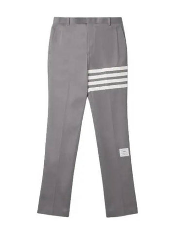 4 bar classic tailored pants medium gray - THOM BROWNE - BALAAN 1