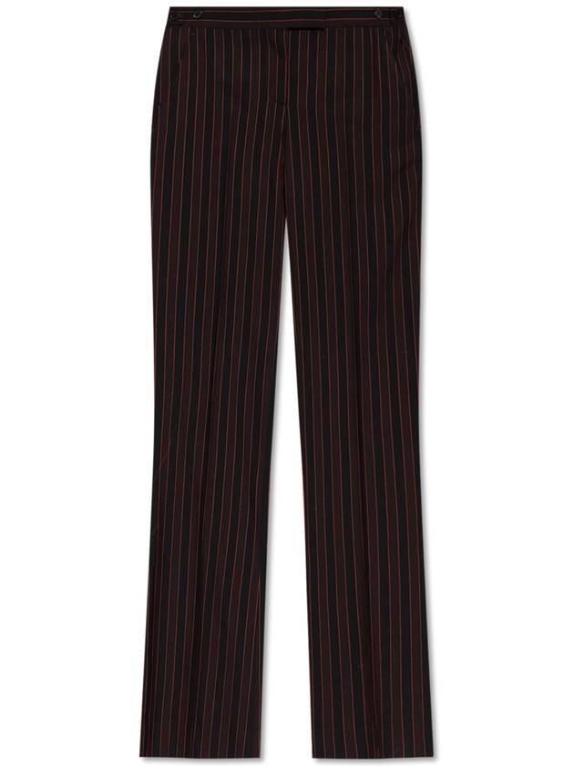 Alexander McQueen Wool Trousers, Women's, Navy Blue - ALEXANDER MCQUEEN - BALAAN 1