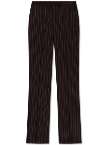 Alexander McQueen Wool Trousers, Women's, Navy Blue - ALEXANDER MCQUEEN - BALAAN 1