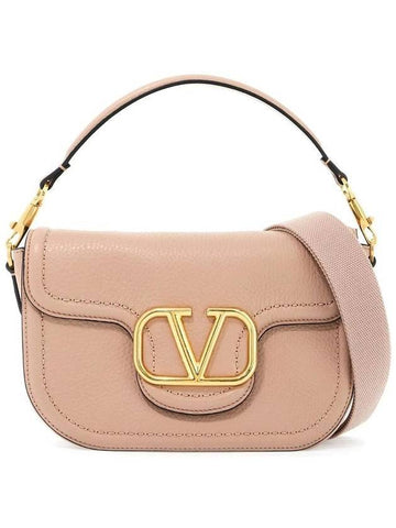 Alltime Soft Grain Calfskin Shoulder Bag Pink - VALENTINO - BALAAN 1