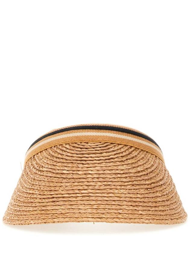 Bianca Visor Hat Nougat Black Stripe - HELEN KAMINSKI - BALAAN 3