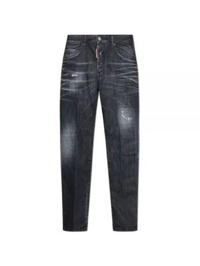 Easy Wash Skater Jeans Black - DSQUARED2 - BALAAN 2