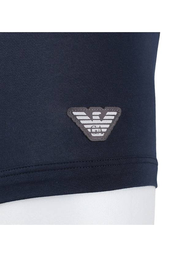 Men's Logo Boxer Briefs Navy - EMPORIO ARMANI - 8