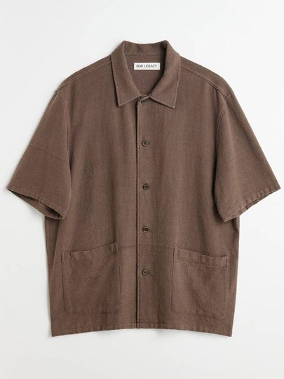 Elder Short Sleeve Shirt Brown - OUR LEGACY - BALAAN 2