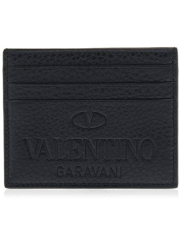 Logo Identity Card Wallet Black - VALENTINO - BALAAN 2