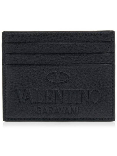 Logo Identity Card Wallet Black - VALENTINO - BALAAN 2