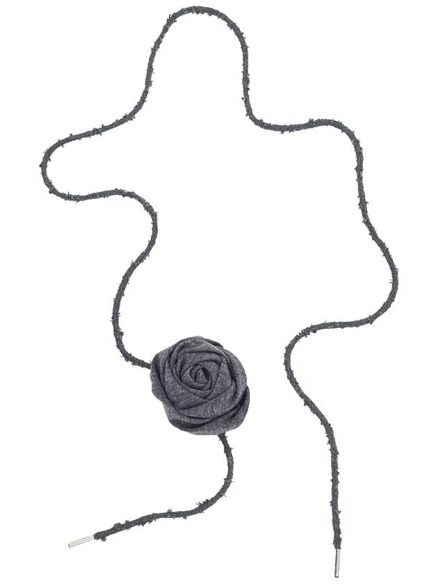 Flower String Belt_CHARCOAL - LECYTO - BALAAN 1