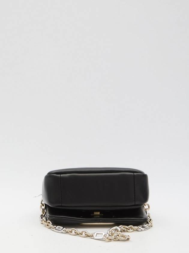 Viv' Choc Mini Leather Shoulder Bag Black - ROGER VIVIER - BALAAN 4