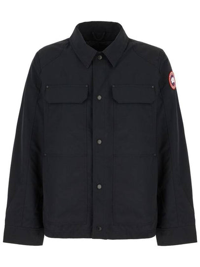 Burnaby Single Breasted Jacket Black - CANADA GOOSE - BALAAN 2