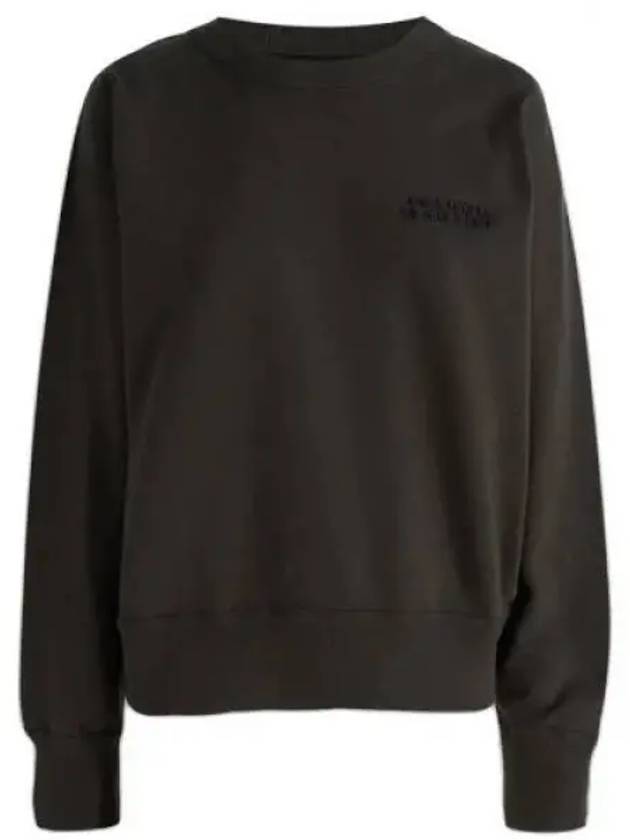 Shad Logo Print Sweatshirt Faded Black - ISABEL MARANT - BALAAN 2