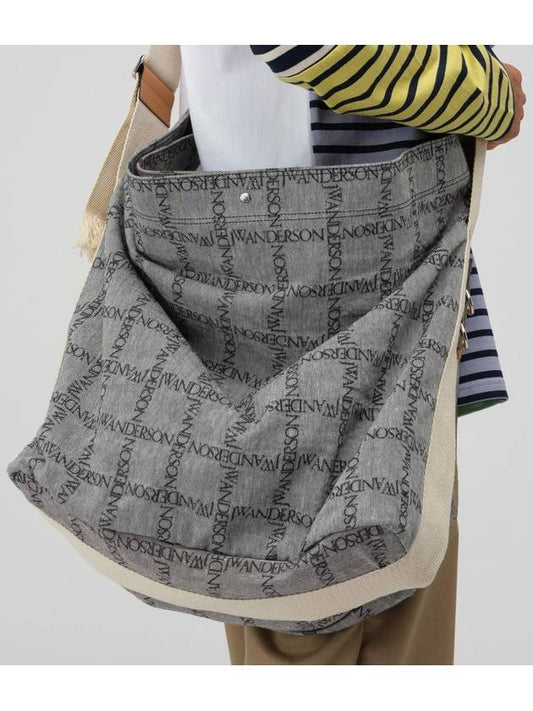 J.W ANDERSON LOGO GRID jacquard duffle Bag - JW ANDERSON - BALAAN 2