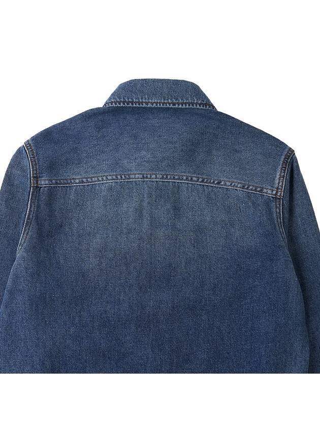 WoMen's Dempo Classic Denim Shirt Dusky Blue - CHLOE - BALAAN 9