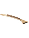 Triangle Crystal Brass Hair Clip Gold - PRADA - BALAAN 5