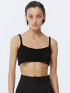 WOOL KNIT TANK TOP BLACK - KIMDOH - BALAAN 1