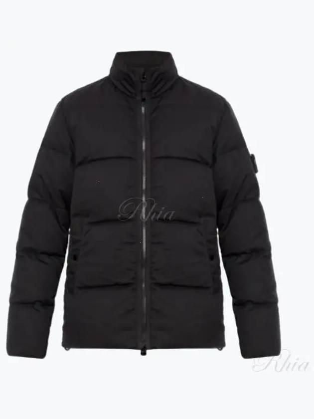 453F3 Ghost Padding Down Jacket Black - STONE ISLAND - BALAAN 2