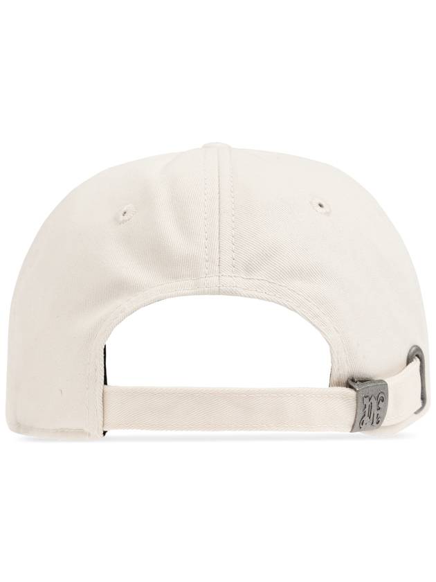 Palm Angels Baseball Cap, Men's, Cream - PALM ANGELS - BALAAN 3