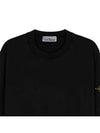 Compass Patch Cotton Sweatshirt Black - STONE ISLAND - BALAAN 4