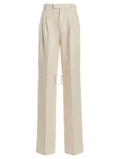 Tweed Straight Pants White - GUCCI - BALAAN 2