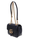 GG Marmont Matelasse Small Shoulder Bag Black - GUCCI - BALAAN 3