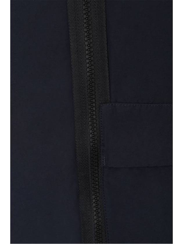 Naslan Garment Dyed Compass Patch Zip-up Jacket Navy - STONE ISLAND - BALAAN 6
