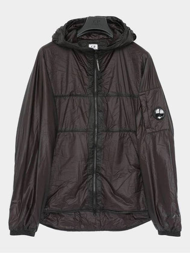 Nada Shell Hooded Jacket Black - CP COMPANY - BALAAN 1