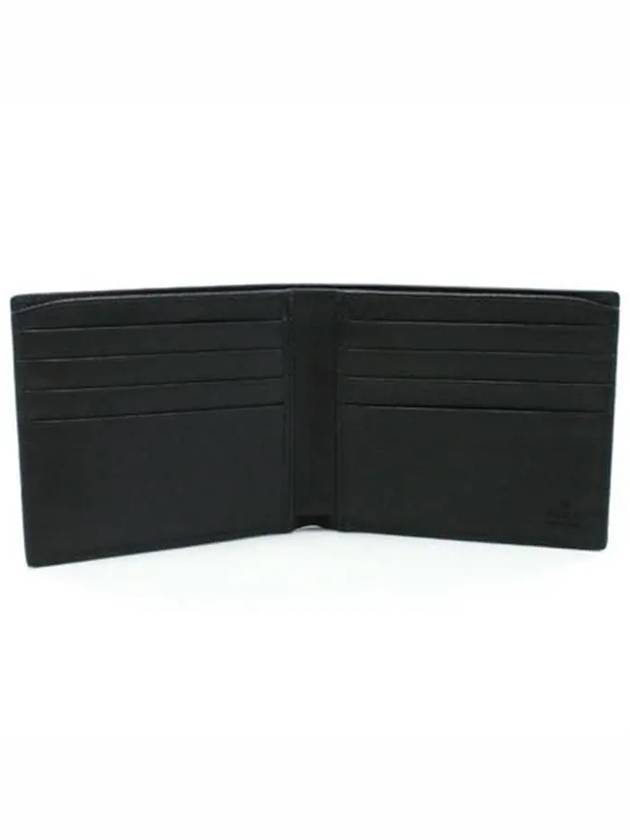 GG Marmont Leather Bi Fold Wallet Black Gold - GUCCI - BALAAN 4