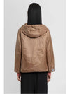 S Anti-Drop Technical Hooded Jacket Brown - MAX MARA - BALAAN.