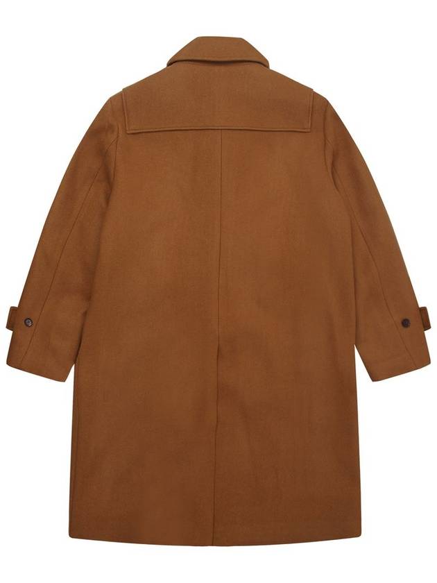 Men's Wool Duffel Coat Camel SW22ICO06CM - SOLEW - BALAAN 3