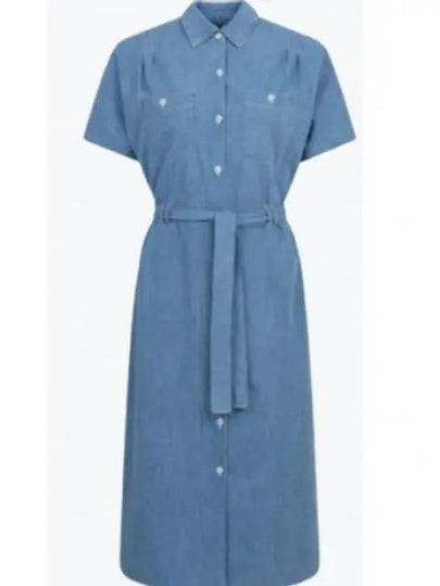 New Drew Long Dress Pale Blue - A.P.C. - BALAAN 2