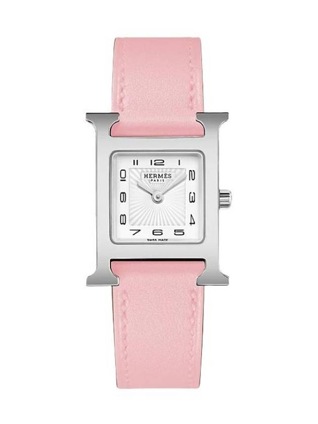 Heure H Watch Women s Small Model 25mm Silver Rose Sakura W401804WW00 - HERMES - BALAAN 1