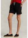 Embroidery Pony Logo Swim Shorts Black - POLO RALPH LAUREN - BALAAN 2