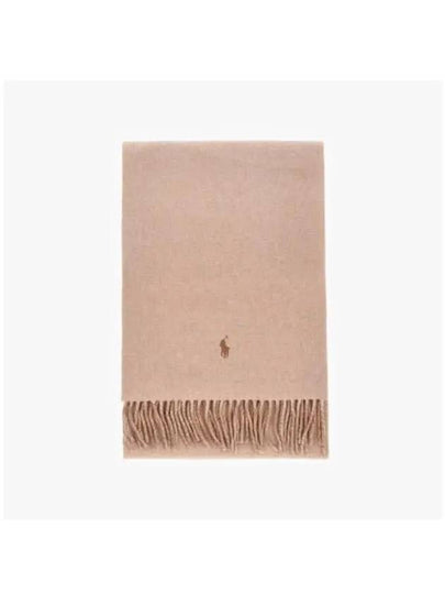 WC0601 250 Pony Double Face Fringe Muffler - POLO RALPH LAUREN - BALAAN 2