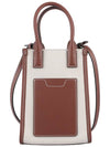 Francis Canvas Leather Mini Bag Ecru Tan - BURBERRY - 6