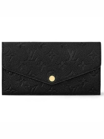 Sarah Monogram Long Wallet Black - LOUIS VUITTON - BALAAN 2