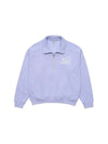 Country Club Half Zip Up Sweatshirt Light Purple - SPORTY & RICH - BALAAN 1