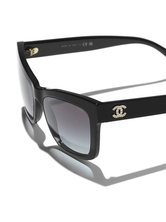 EVENING CC Sunglasses Black A71530 X08101 S2216 - CHANEL - BALAAN 4