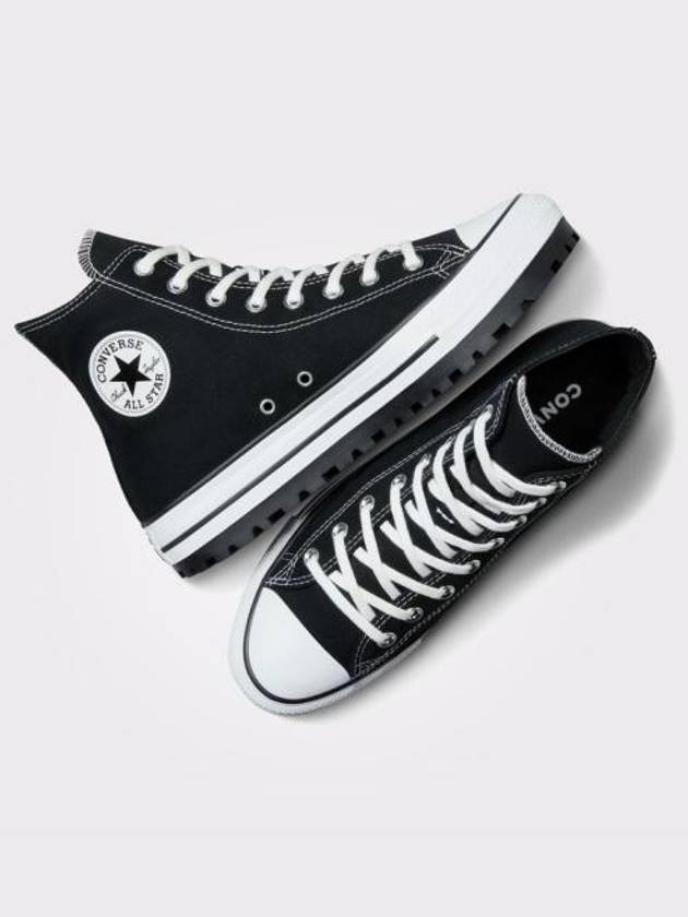 Converse Chuck Taylor All Star City Trek High Top Sneakers Black - CONVERSE - BALAAN 6