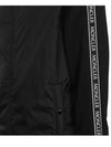 Men's Side Logo Zip-Up Jacket Black - MONCLER - BALAAN 6