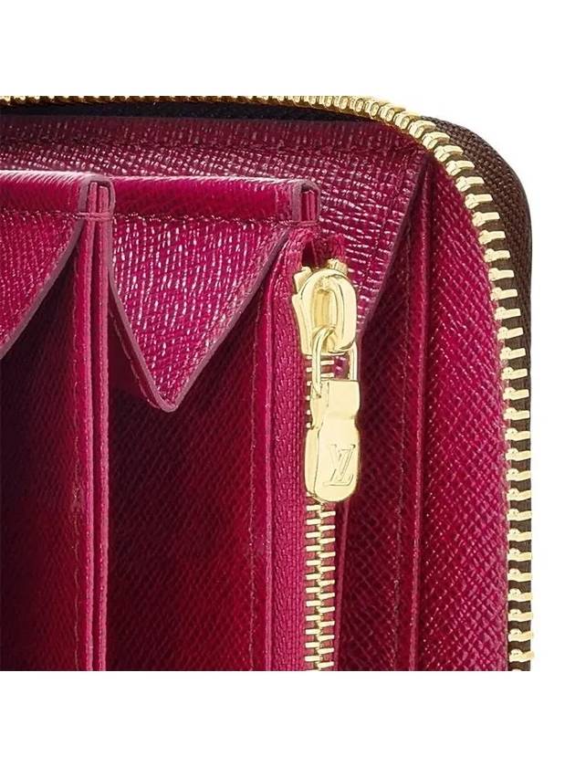 Zippy Monogram Canvas Long Wallet Fuchsia - LOUIS VUITTON - BALAAN 6