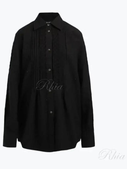 Sincere Pleated Kitchen Weave Shirt Black - OUR LEGACY - BALAAN 2