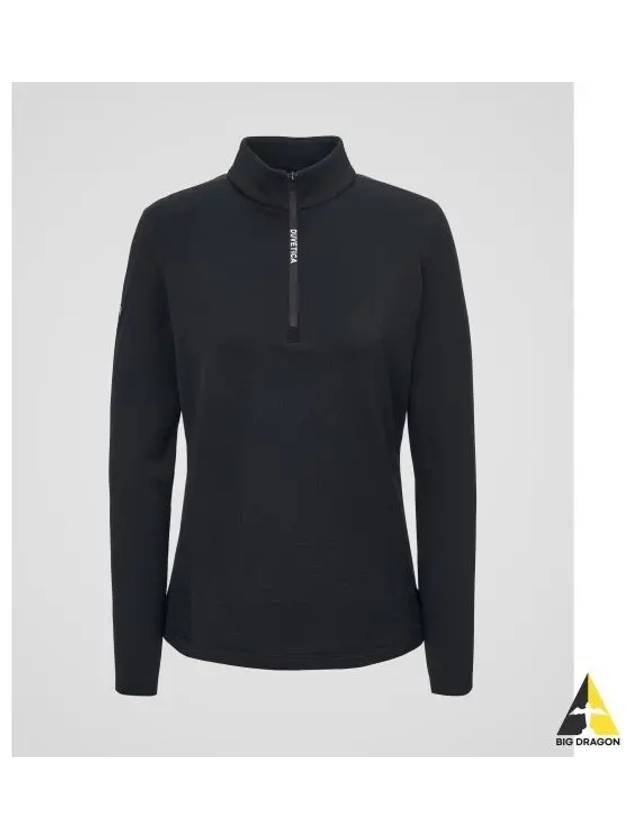 Points 5 Toddy D Black Women s Zip Up Tee - DUVETICA - BALAAN 1