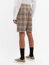 Vintage Check Technical Twill Shorts Beige - BURBERRY - BALAAN.
