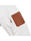 Sleeve Pocket Zipper Linen Bomber Jacket White - LORO PIANA - BALAAN 6