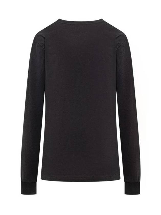 Logo Long Sleeve T-Shirt Black - MARNI - BALAAN 3