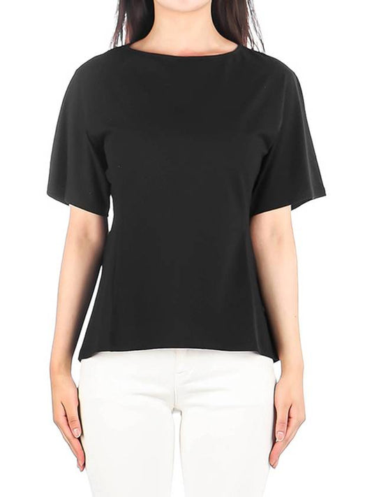 Women's Butterfly Short Sleeve T-Shirt Black - THEORY - BALAAN.