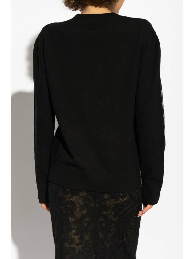 Etro Sweater With Shimmering Print, Women's, Black - ETRO - BALAAN 4