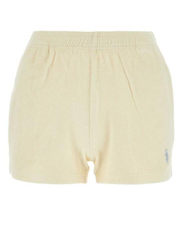 Short Pants SH933MK MILKWASHED White - SPORTY & RICH - BALAAN 1